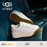 UGG春季新款女士轻便厚底EZ杜茨休闲鞋 1167499WHT|白色 37