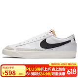 耐克NIKE板鞋男缓震经典BLAZER LOW '77休闲鞋DA6364-101白43