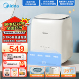 美的（Midea）0.7公斤内衣洗衣机家用内衣裤迷你懒人洗衣机高温除菌洗袜子全自动洗脱一体机不锈钢内桶MNB7VH1E