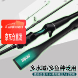 TAIGEK鱼竿路亚竿泛用ML调新手远投翘嘴鲈鳜抛竿海钓竿1.8米枪柄单杆