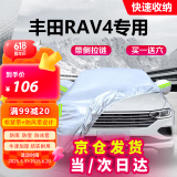 车衣宝 丰田RAV4专用车衣罩全罩牛津布加厚汽车防晒遮阳防雨罩车套罩