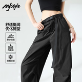 MJ STYLE机能工装伞兵裤子女2026夏季凉感轻薄防晒休闲户外登山两穿运动裤