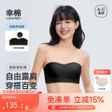 幸棉（LUCKMEEY）【祝绪丹同款】无肩带内衣防滑抹胸薄款文胸透气不闷汗裹胸女