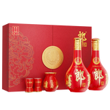 郎酒 红花郎15 酱香型白酒 53度 500ml*2瓶 礼盒装【送礼礼物】