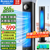 格力（GREE）空调扇家用冷风扇负离子加湿制冷风机办公移动遥控小空调扇客厅卧室节能落地扇省电扇单冷循环塔扇 KS-06S70Dg（等离子除菌 LED大屏显示）