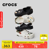 crocs卡骆驰经典特林洞洞鞋男女同款拖鞋耐磨休闲鞋|206340 黑色-001 39 (240mm)