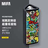MIFAA10+无线户外蓝牙音箱车载超重低音炮大音量随身跑步自行车运动便携式可插卡小型音响高音质大功率