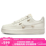耐克NIKE板鞋女空军一号 AIR FORCE 1运动鞋FV3654-111帆白38.5