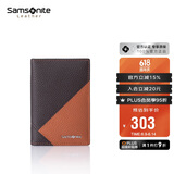 新秀丽（Samsonite）男士商务卡包多功能牛皮名片夹钱包 礼物送爸爸TK6*13017