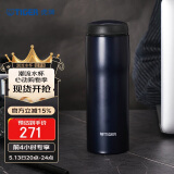 虎牌（TIGER）不锈钢原装进口男女保温杯520礼物MJA-B048-ANT藏黑色480ML