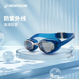 迪卡侬高清防雾泳镜训练平光镜游泳装备成人儿童可用小号5446951