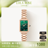 LOLA ROSE罗拉玫瑰经典小绿表手表女表女士手表生日礼物节日礼物送女友 LR4301-钢带小绿表