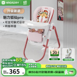 哈卡达（HAGADAY）婴儿餐椅儿童多功能宝宝儿童餐椅可折叠便携式吃饭桌座椅可调节 升级款-魅力狐仙Pro