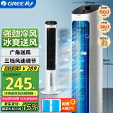 格力（GREE） 冷风空调扇制冷风扇家用水冷风机家用无叶塔扇小空调扇办公省电吹风降温加湿KS-04X60g