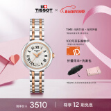 天梭（TISSOT）瑞士手表 小美人系列石英女表时尚简约送女友T126.010.22.013.01