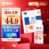 蒙牛（MENGNIU）纯甄甄酸奶白桃燕麦青稞果粒酸奶200g×10瓶 礼盒装