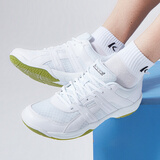 川崎（KAWASAKI） 新款羽毛球鞋男女款运动鞋防滑透气舒适耐磨专业训练鞋 K-073D 白色 36