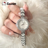 Hello Kitty三丽鸥美人鱼手表女士小表盘手链表女学生小众轻奢生日礼物送女友