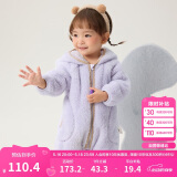 巴拉巴拉连体衣婴儿秋冬装外出宝宝抱衣哈衣爬服珊瑚绒2024萌208424120201