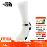 北面（The North Face）运动袜男女通用款户外吸湿透气春季上新|2XY5 O2D/白色 M
