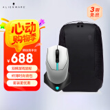 外星人（Alienware）AW610M+AW323P 无线游戏鼠标+背包套装 双模充电电竞鼠标 人体工学机械宏无限rgb高端外设