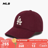 MLB帽子男女软顶棒球帽虞书欣明星同款运动鸭舌帽3ACP6601N-07RDS-F