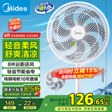 美的（Midea）【品质推荐】七叶轻音柔风电风扇/家用省电落地扇/台式电扇/广角摇头节能宿舍小型风扇 SAE35CA