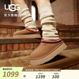 UGG春季女士休闲舒适低帮厚底Tazz塔茨乐福鞋一脚蹬懒人鞋1122553 CHE | 栗色 37
