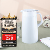 虎牌（TIGER）304不锈钢时尚简约桌面保温壶PWO-A16C-W 白色 1.6L