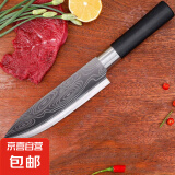 免磨菜刀家用不锈钢超锋利菜刀具套装刀具大全装锻打切肉片砍骨刀 花纹钢厨师刀