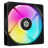 安耐美凌晶12CM炫彩机箱风扇(多色定彩/轴心发光/大4P串联/液压轴承） 凌晶机箱风扇(大4pin)