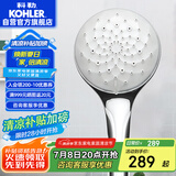 科勒（KOHLER）花洒喷头 手持花洒氧沐【三功能】手持花洒K-R99063T-CP银色
