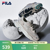 FILA斐乐女鞋跑步鞋情侣同款老爹鞋MARS火星鞋男鞋休闲运动鞋 【女款】奶白/木薯粉-GT 38