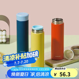 乐扣乐扣（LOCK&LOCK）缤纷马克杯304不锈钢保温保冷迷你随行水杯周年纪念款深蓝390ml 