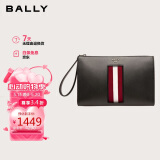 BALLY巴利【限时折扣】男包皮革条纹手拿包手抓包信封包6302464 礼物