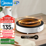 美的（Midea）电磁炉圆形无名火厨房家用多功能大功率 爆炒火锅炒菜蒸煮烧水 旋钮操控 国家补贴C22-RX22H0107