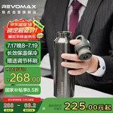 REVOMAX锐虎保温杯男士高档316不锈钢水杯生日礼物送男友-摩天灰