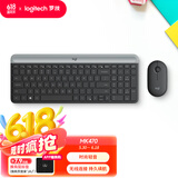 罗技（Logitech）时尚系列 MK470 键鼠套装 无线键鼠套装 超薄 全尺寸 星空灰 带无线2.4G接收器