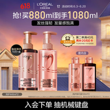 欧莱雅活力姜洗发水护发素强韧发丝洗发露生姜洗护套装440ml*2