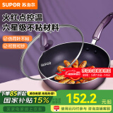 苏泊尔（SUPOR）火红点炒锅不粘平底煎锅煎炒锅厨房炒菜锅电磁炉燃气通用 PJ28R4- 28cm