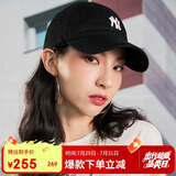 MLB棒球帽子夏季【女明星虞书欣同款】鸭舌帽软顶帽3ACP7701N-50BKS