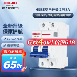 德力西（DELIXI）空气开关HDBE系列多型号空开电闸微型断路器家用总闸开关过载保护 2P 63A