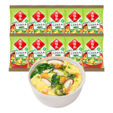 海福盛方便食品速溶汤冻干料包懒人即食早餐蔬菜汤酸辣味噌紫菜蛋花汤 芙蓉鲜蔬汤10包