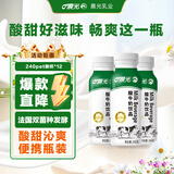 晨光酸牛奶饮品240g*12瓶 低温酸奶原味 乳酸菌发酵风味酸奶
