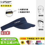 HALOHDBAND美国HALO空顶帽跑步帽专业马拉松导汗排汗户外吸汗遮阳运动防晒帽 藏青色-后粘可调【防紫外线50+】
