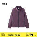 森马（Semir）夹克男冬抗静电外套摇粒绒情侣上衣109724108203