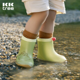 kocotreekk树儿童雨鞋卡通防滑防水鞋男童女童宝宝雨靴束口