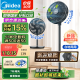 美的（Midea） 【国家补贴】电风扇家用7叶落地扇摇头电风扇循环通风大风量电扇台式桌面小型风扇台地两用升级款 25年新品丨升级香薰驱蚊30AD