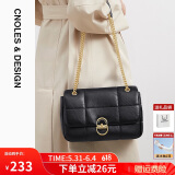 蔻一（Cnoles）斜挎包女士大容量百搭菱格小方包女包包生日礼物送女友 