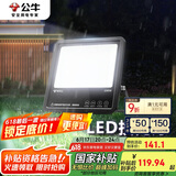 公牛（BULL）LED投光灯庭院灯工地灯园林照明露营灯 IP65防水100W-6500K白光